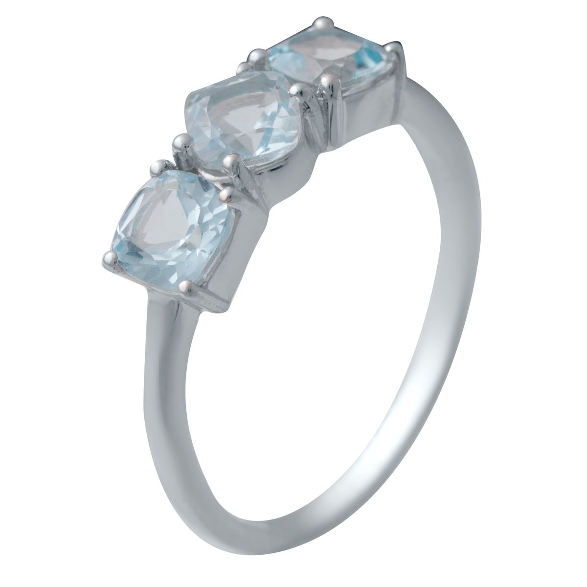 

Серебряное кольцо с натуральным топазом 2.278ct 17 размер