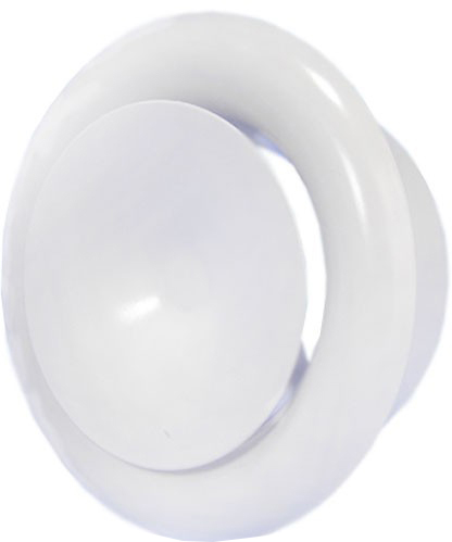 

Анемостат EUROPLAST DMP 125 металл белый