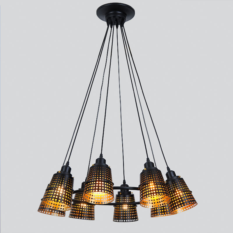 

Люстра подвесная Light House ES-15428/8 черная