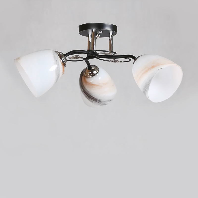 

Люстра потолочная Light House SC-15394/3 BK+CR черная