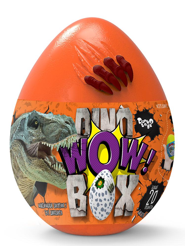 

Яйцо динозавра оранжевое креативное творчество "Dino WOW Box" укр