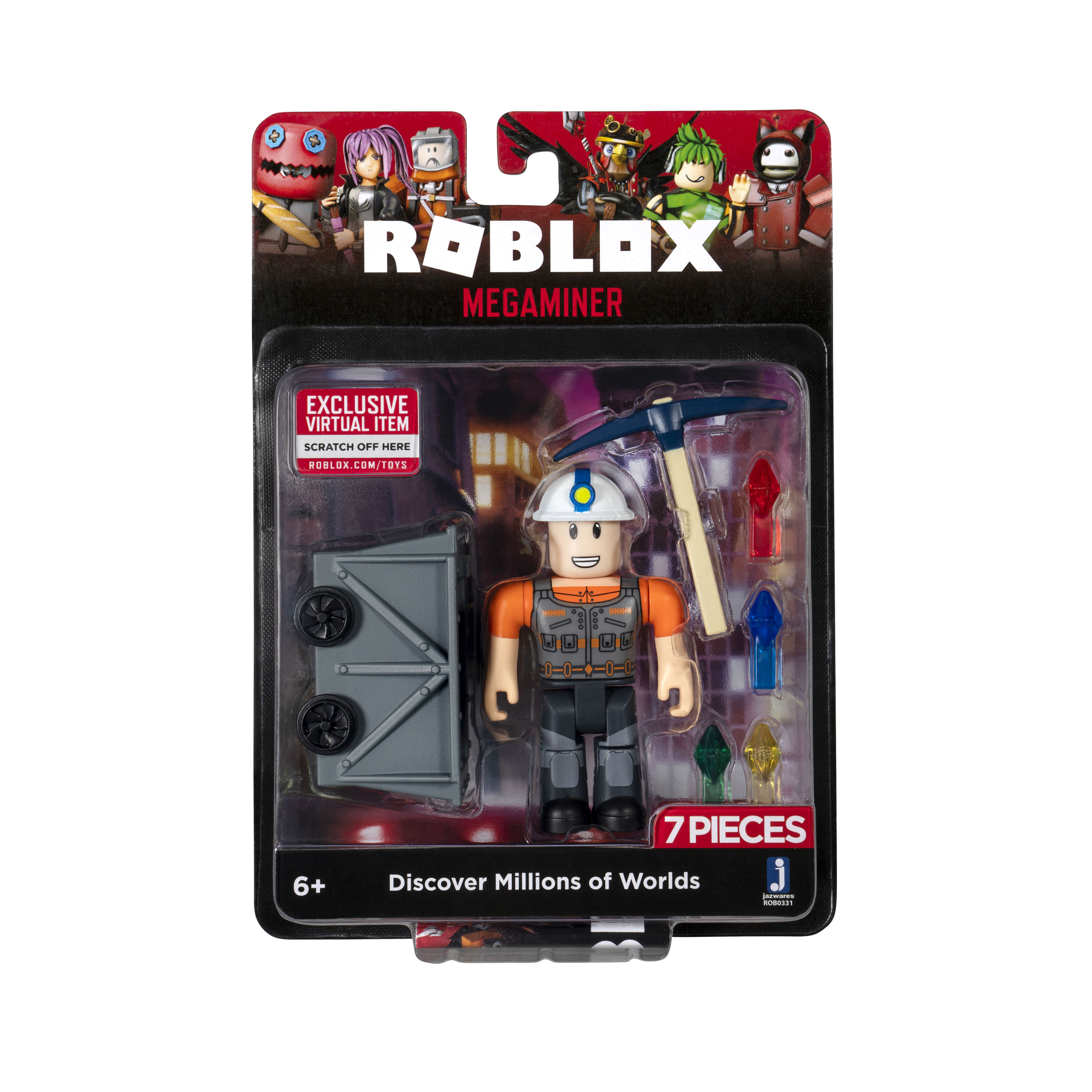 

Роблокс игровая фигурка фигурка Megaminer Jazwares Roblox Core Figures W8 (ROB0331)