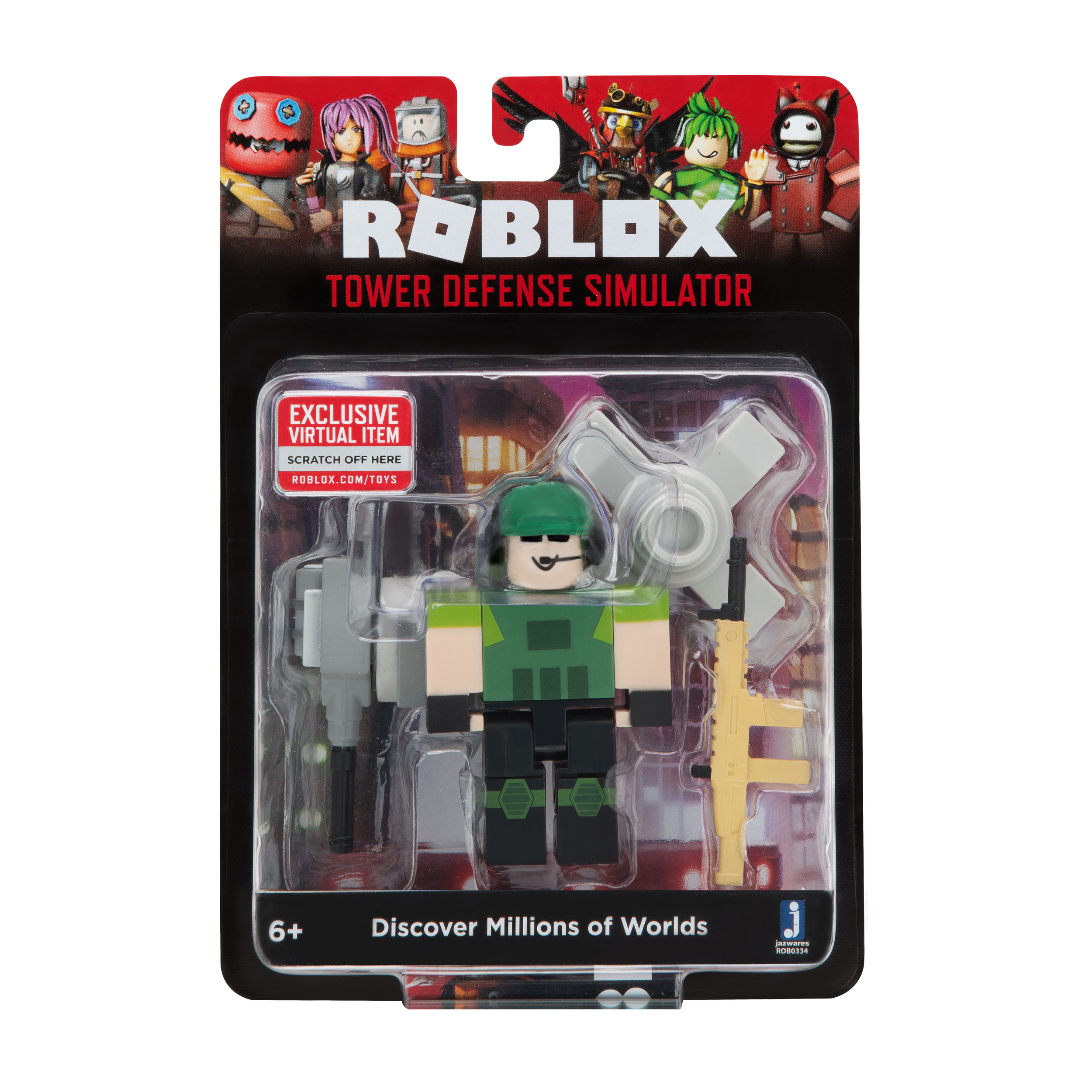 

Роблокс игровая фигурка Bee Wrangler Jazwares Roblox Core Figures Tower Defense Simulator W8 (ROB0334)