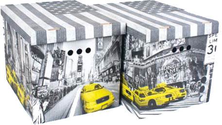 

Набор картонных ящиков для хранения Global-Pak XL 42x32x32см 2шт NY (1217.19glp)