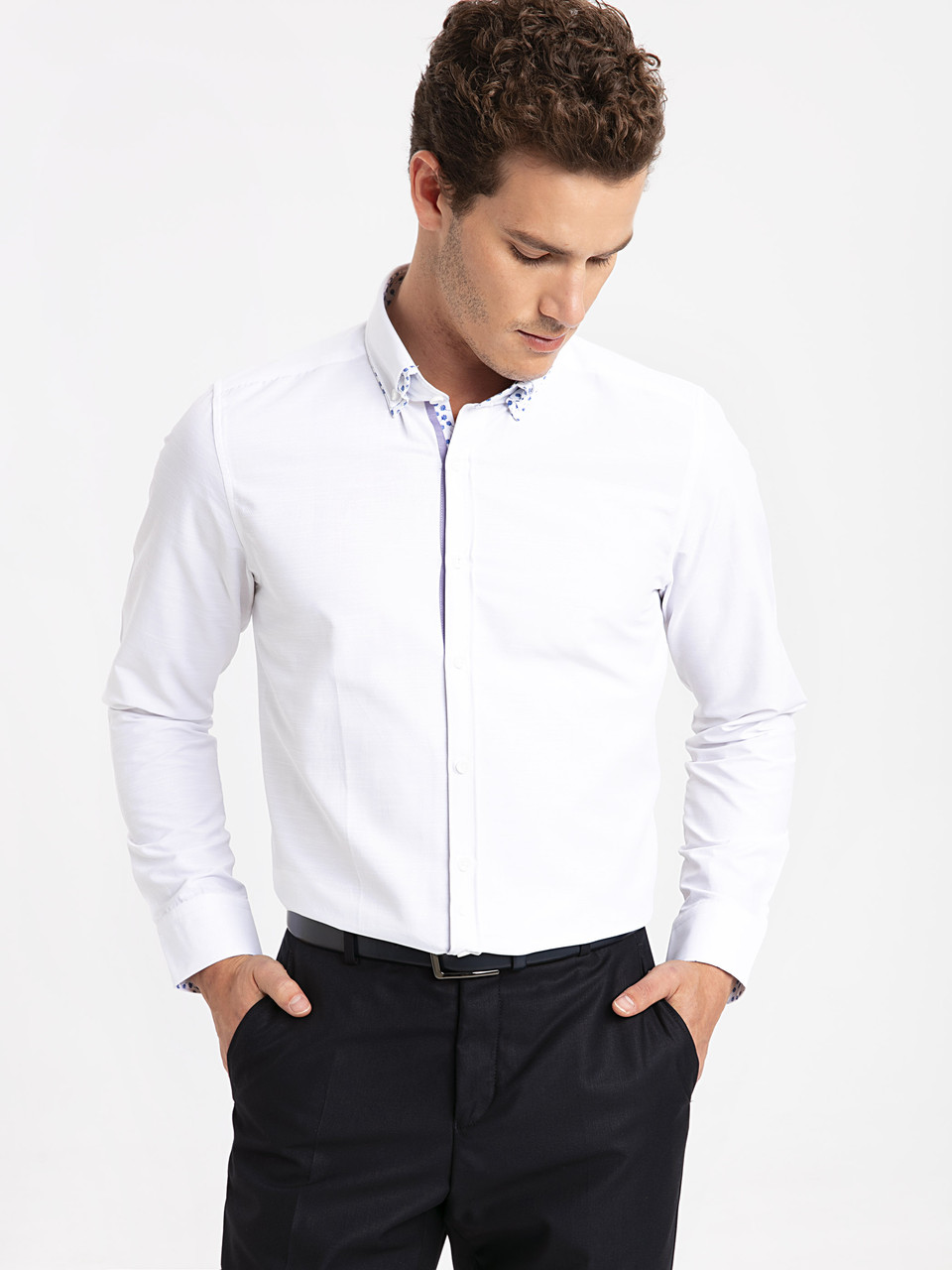 

Мужская рубашка LC Waikiki XXXL Белая ( LCWShirt-1477-5)