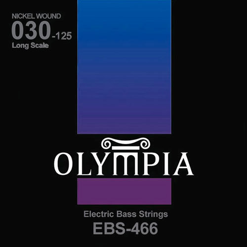 

Струны бас-гитары Olympia EBS-466 Nickel Wound Long Scale Electric Bass Strings 30/125