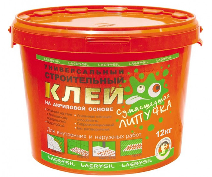 

Клей LACRYSIL "«Сумасшедшая липучка»" 12 кг