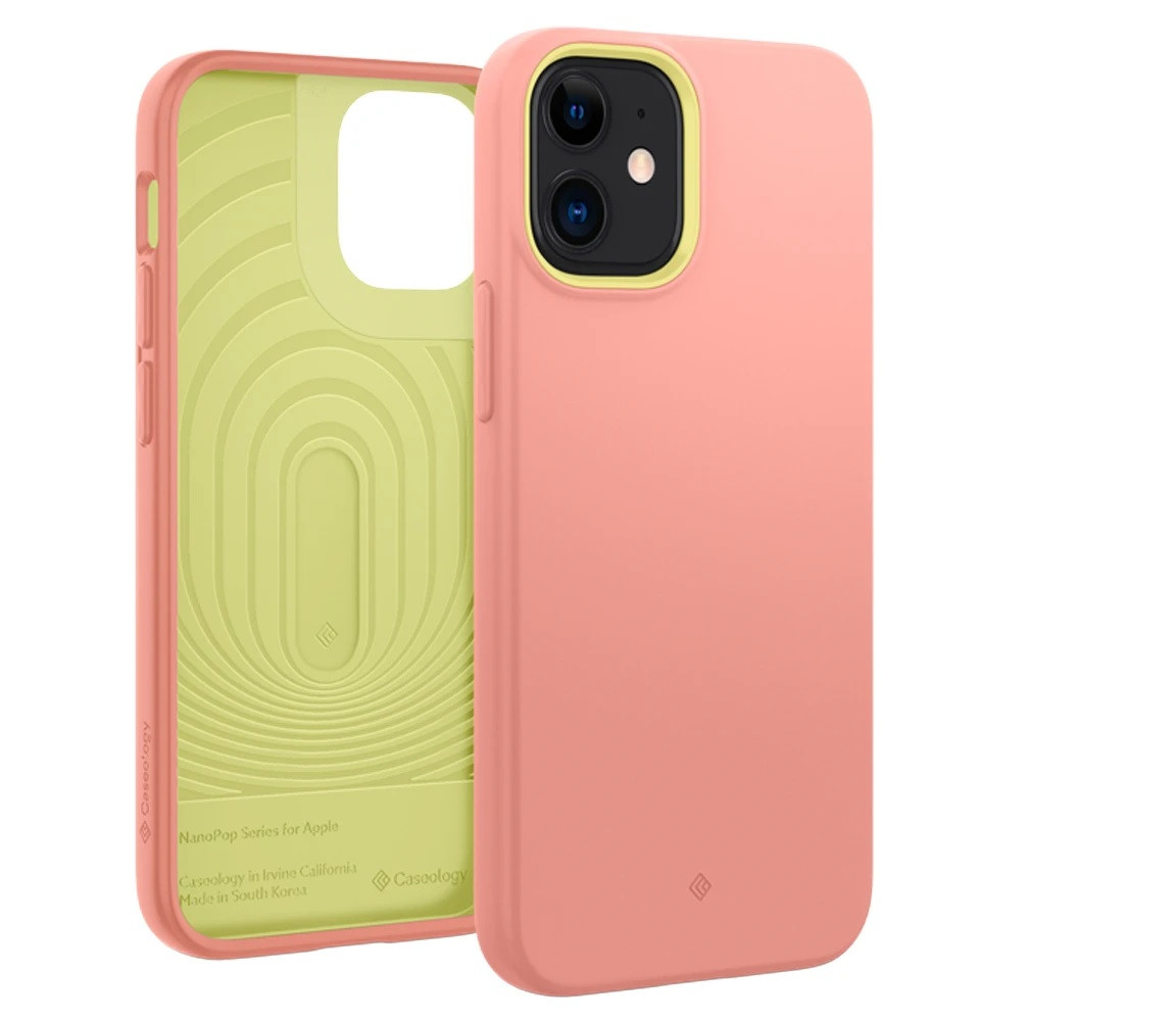 

Чехол Caseology Nano Pop для iPhone 12/ 12 Pro Peach Pink