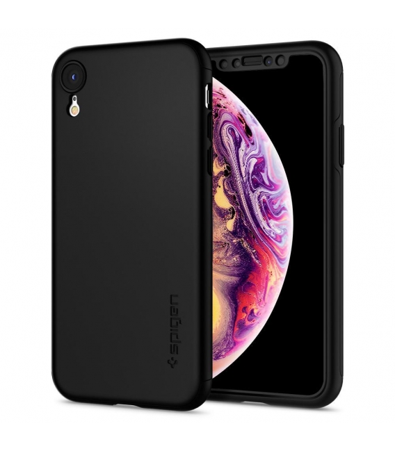 

Чехол Spigen для iPhone XR Thin Fit 360, Black
