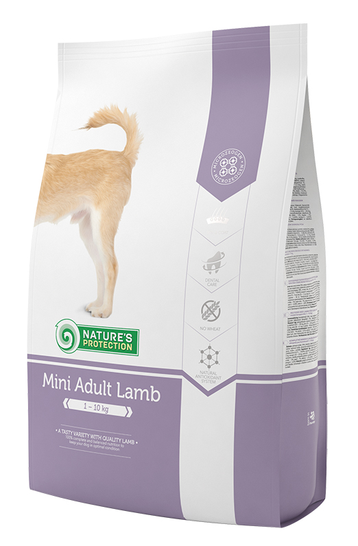 

Сухой корм Nature's Protection Dog Mini Adult Lamb для взрослых собак мелких пород (ягненок) 7,5 кг