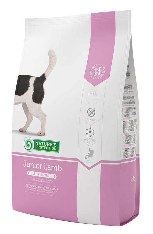 

Сухой корм Nature's Protection Junior Lamb для щенков и юниоров всех пород (ягненок) 7,5 кг