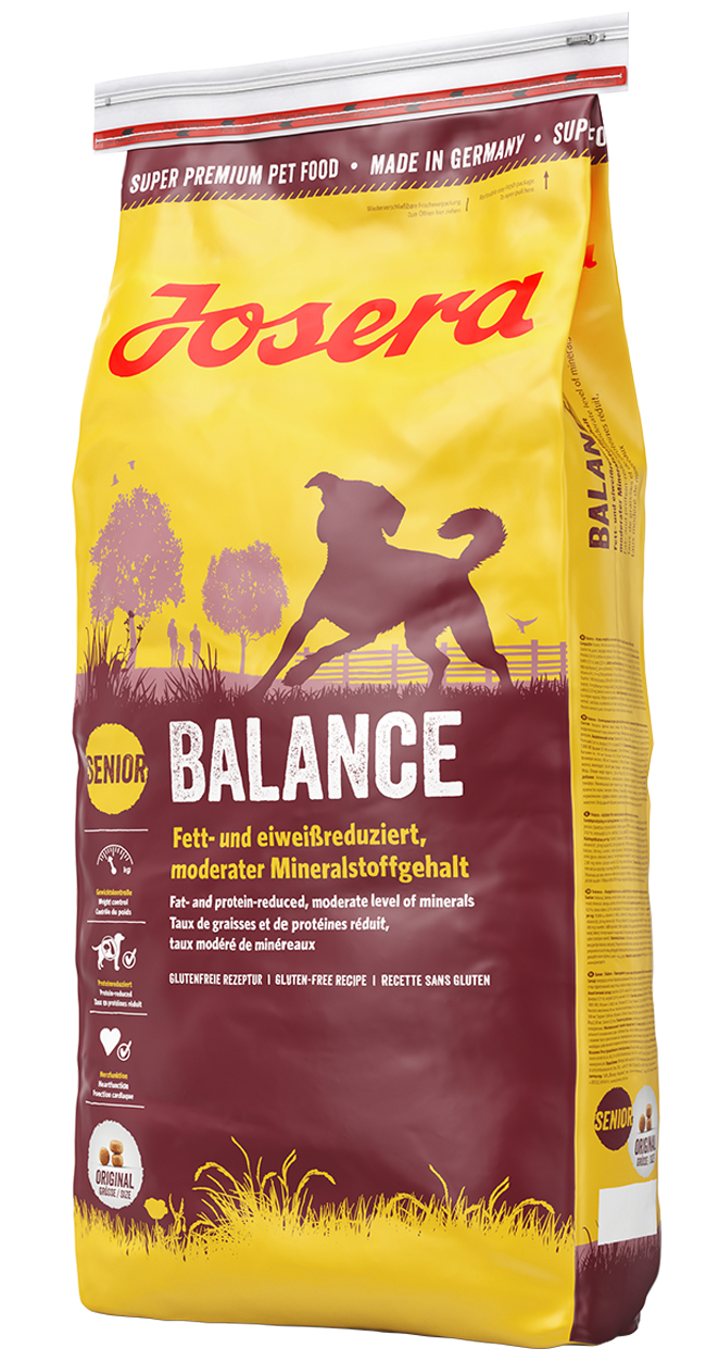 

Сухой корм Josera Dog Balance для пожилых и малоактивных собак (птица) 15 кг