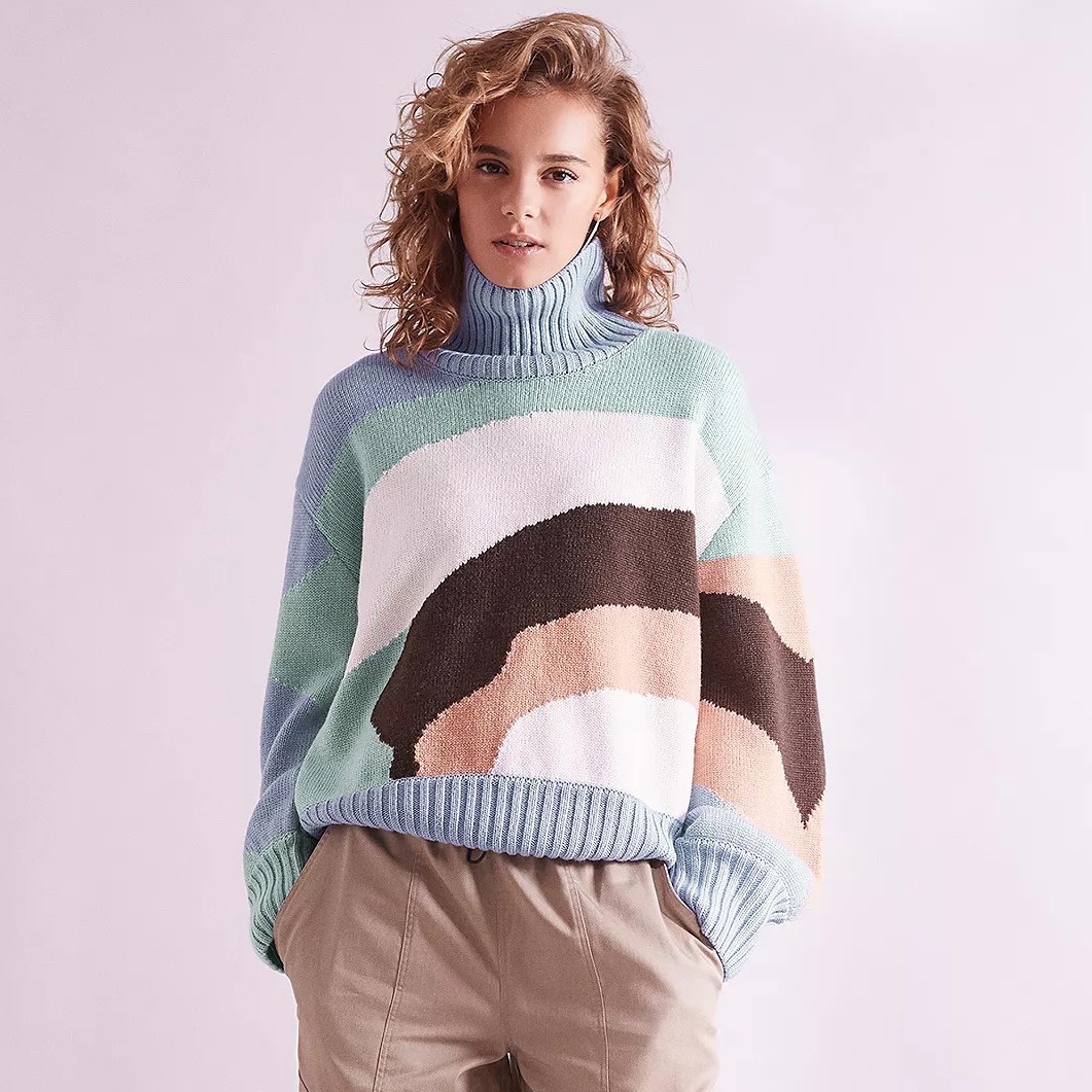 

Свитер женский oversize Colored stripes Berni Fashion () Зеленый, Свитер женский oversize Colored stripes Berni Fashion (One Size) Зеленый
