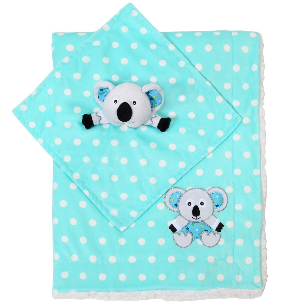 

Плед с салфеткой BabyOno 75х100 Бирюзовый