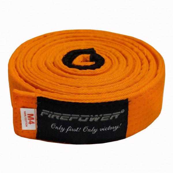 

Пояс детский для Бразильского Джиу-Джитсу Firepower Classic Light (M2) Оранжевый