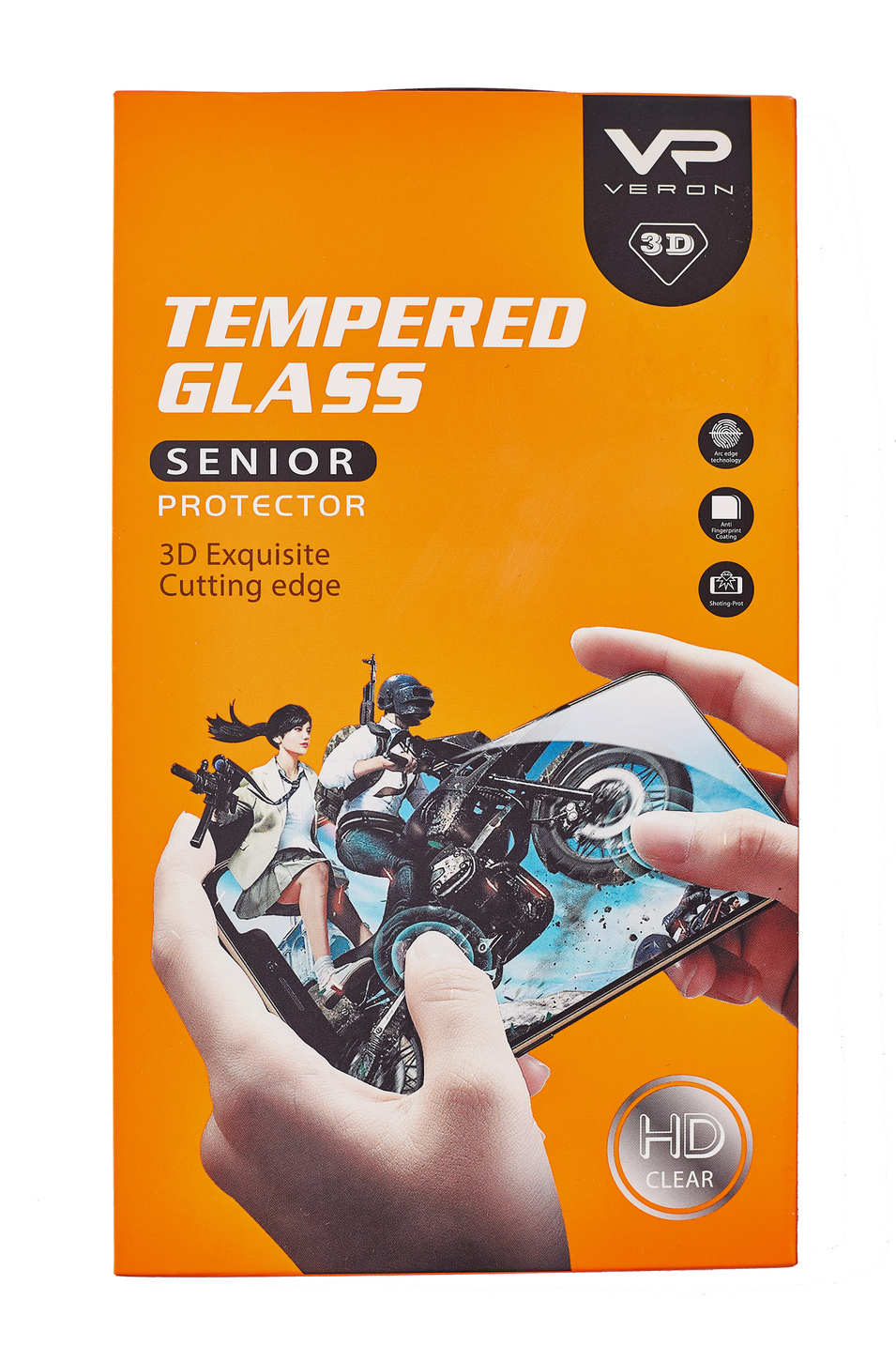 

Защитное стекло Veron Tempered Glass Senior Edition для iPhone ( айфон ) 12 Pro Black - Черное (Y491)