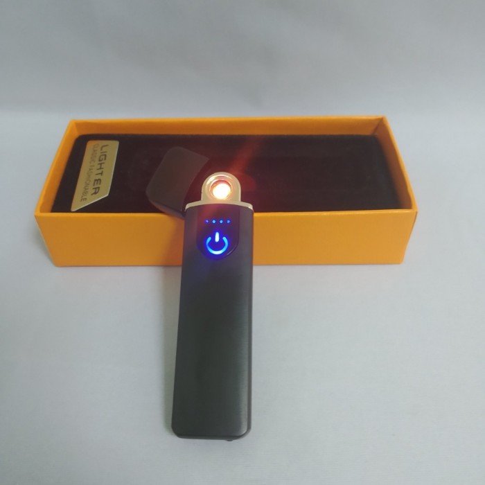 

Электрическая спиральная USB зажигалка ZGP 4 Чёрная