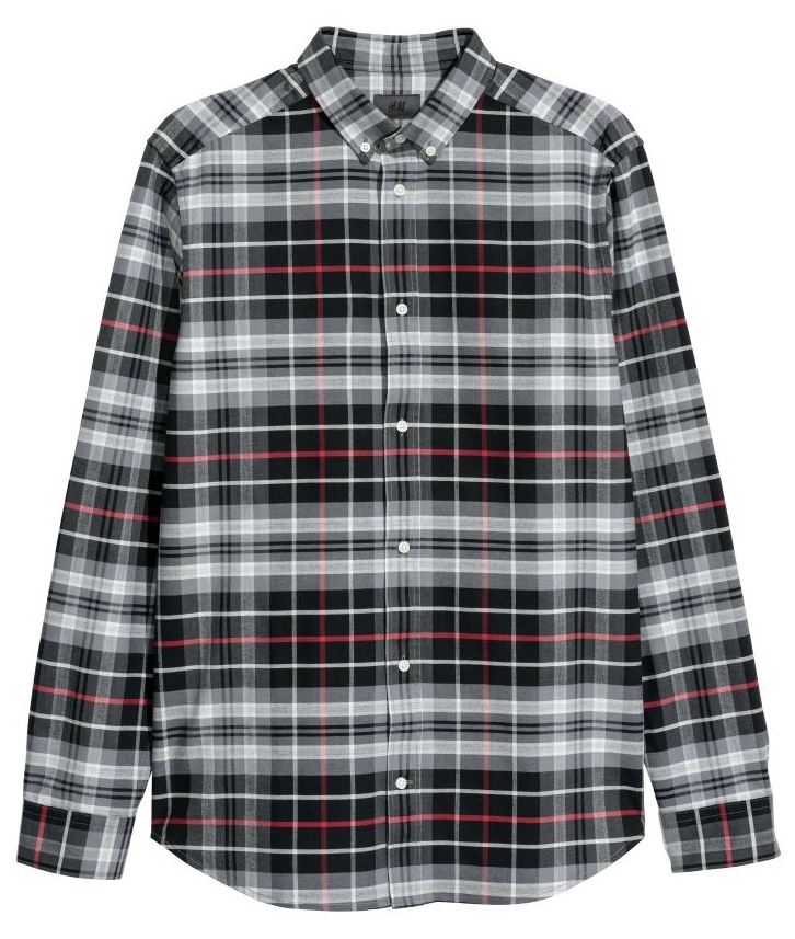 

Рубашка H&M 060495725 S Серая