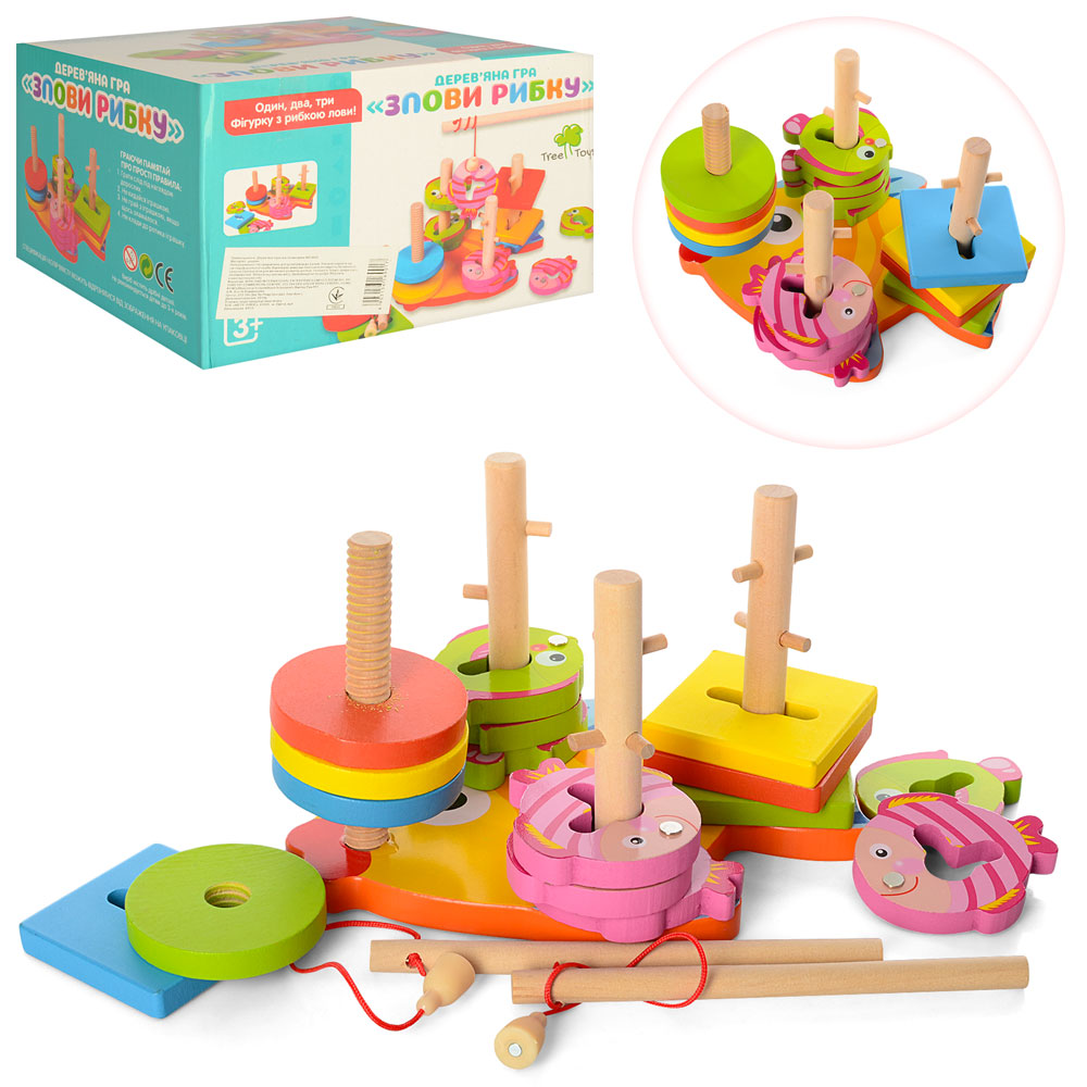 

Деревянная игрушка Геометрика MD 0902