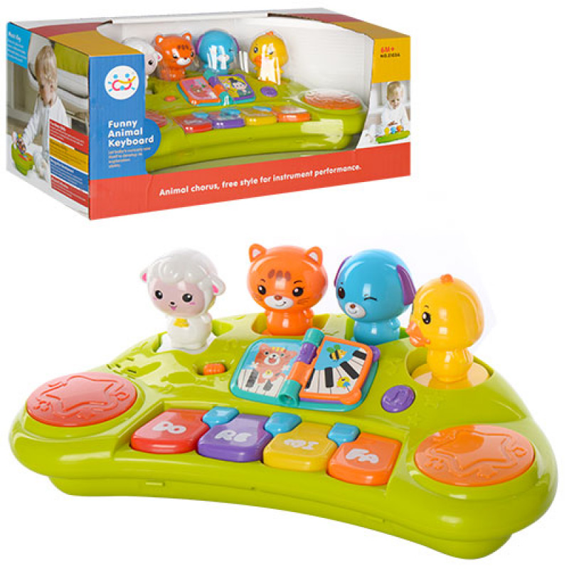 

Развивающая игрушка Huile Toys Пианино со зверятами 2103A