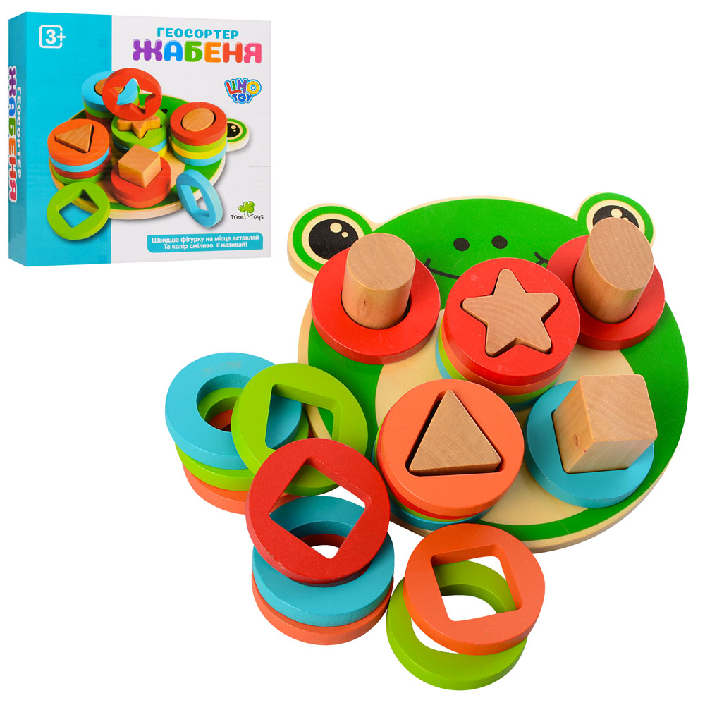 

Деревянная игрушка Геометрика MD 1253