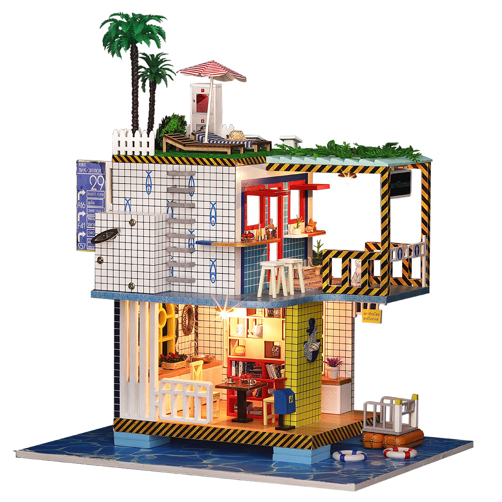 

3D Интерьерный конструктор DIY House Румбокс Know me craft Морской порт (K38)