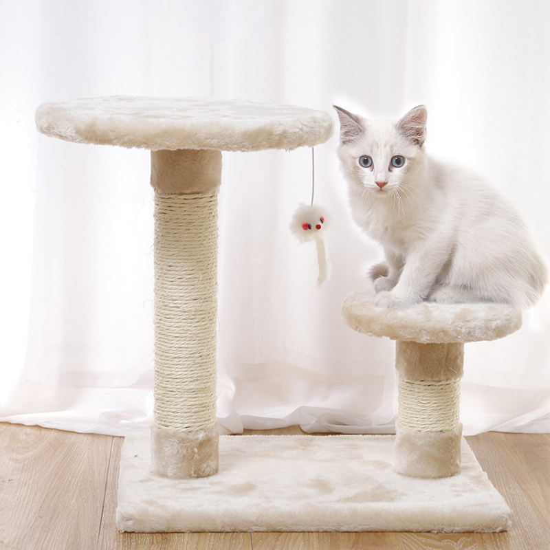 

Когтеточка (дряпка) для кота Taotaopets 046609 Beige размер 40*30*40 см