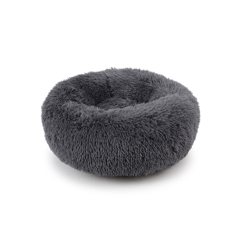 

Лежак пуфик для котов собак круглый Taotaopets 552201 M Dark Grey