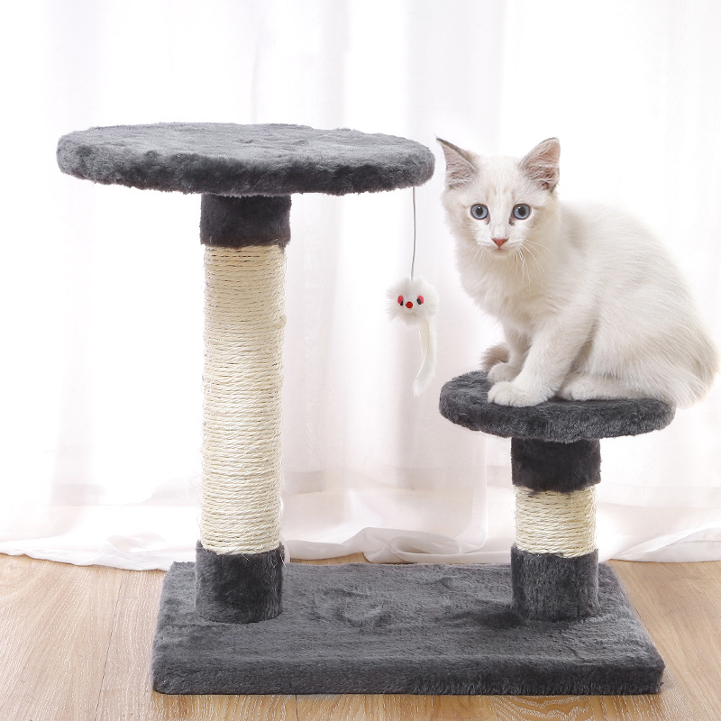 

Когтеточка (дряпка) для кота Taotaopets 046609 Gray размер 40*30*40 см