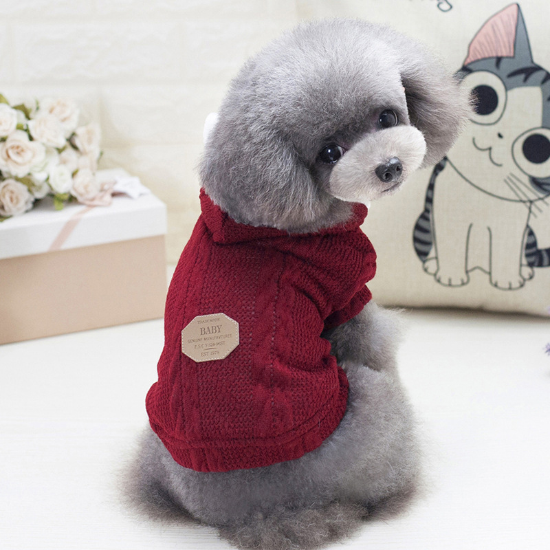 

Кофта для собак с капюшоном Dog Baby EST.1978 Red L