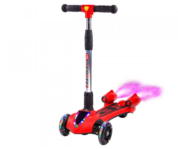 

Самокат с паром и музыкой GLANBER Red