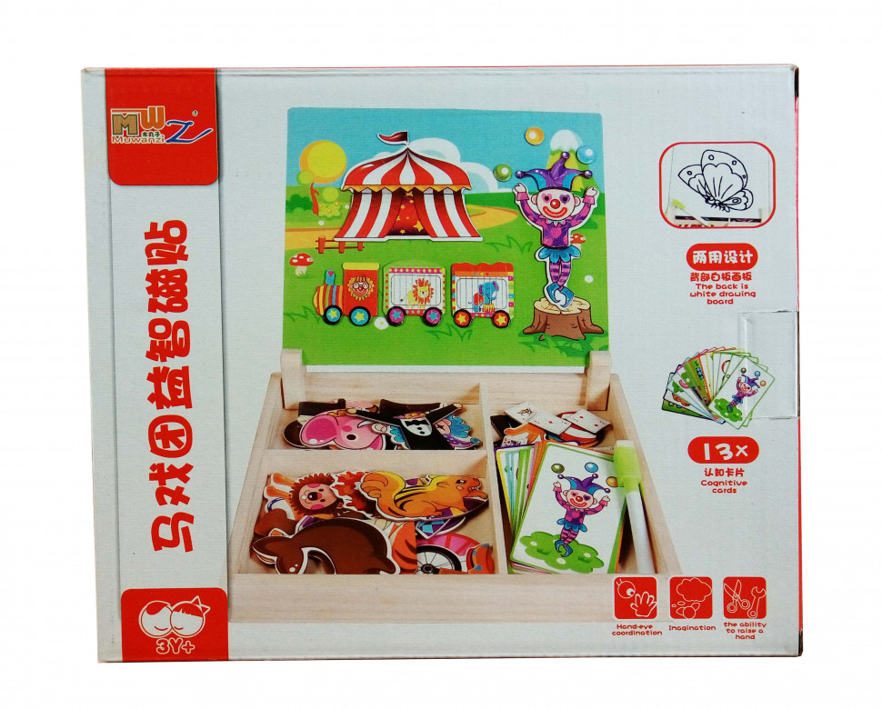 

Деревянная игрушка BabyYes MD 1339 Цирк (bc-by-290841)