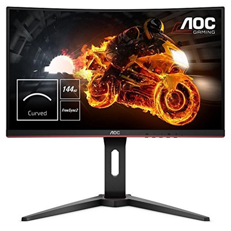 

Монитор AOC 23.6" C24G1/01 VA Black/Red Curved