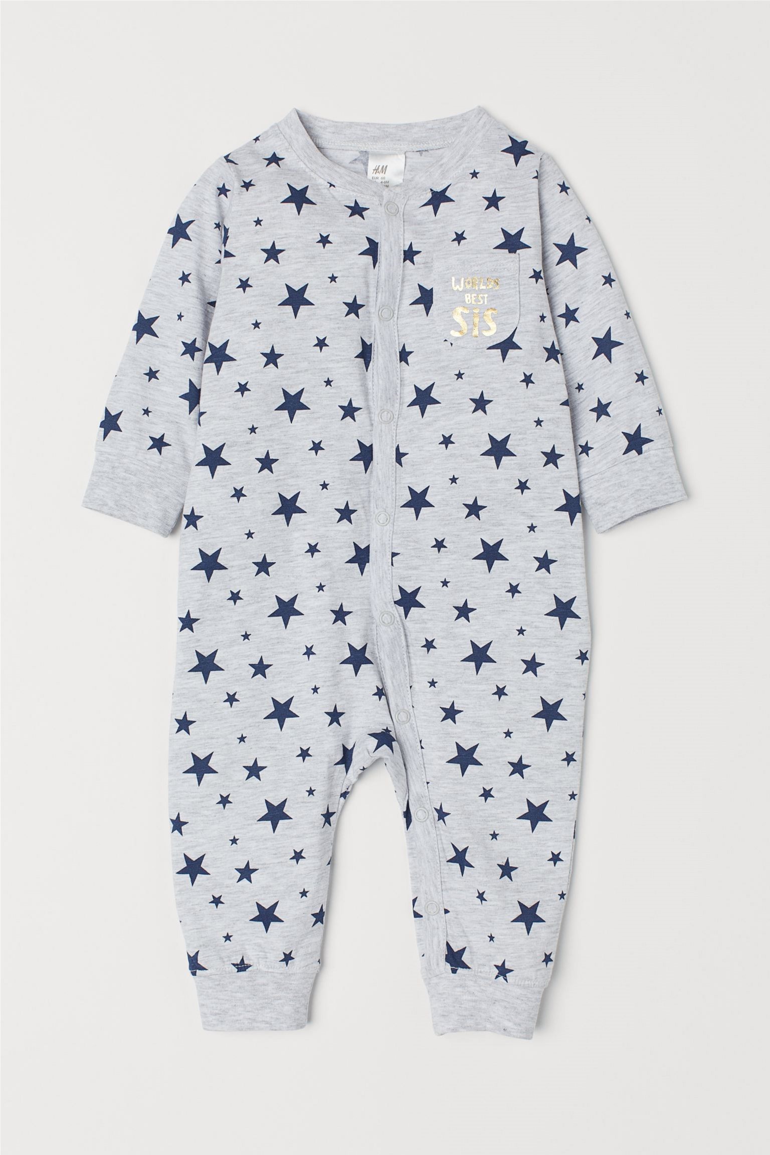 

Человечек H&M 0736312 9 68 см Серый (2000001761854)