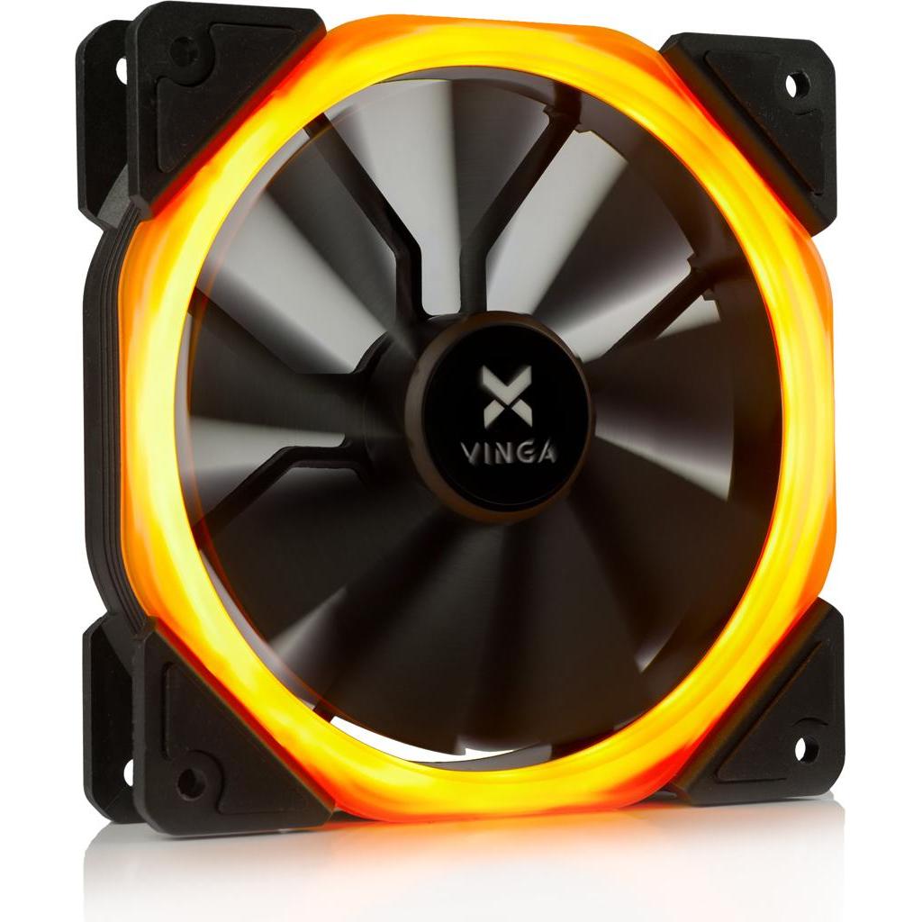 

Кулер для корпуса Vinga LED fan-01 orange