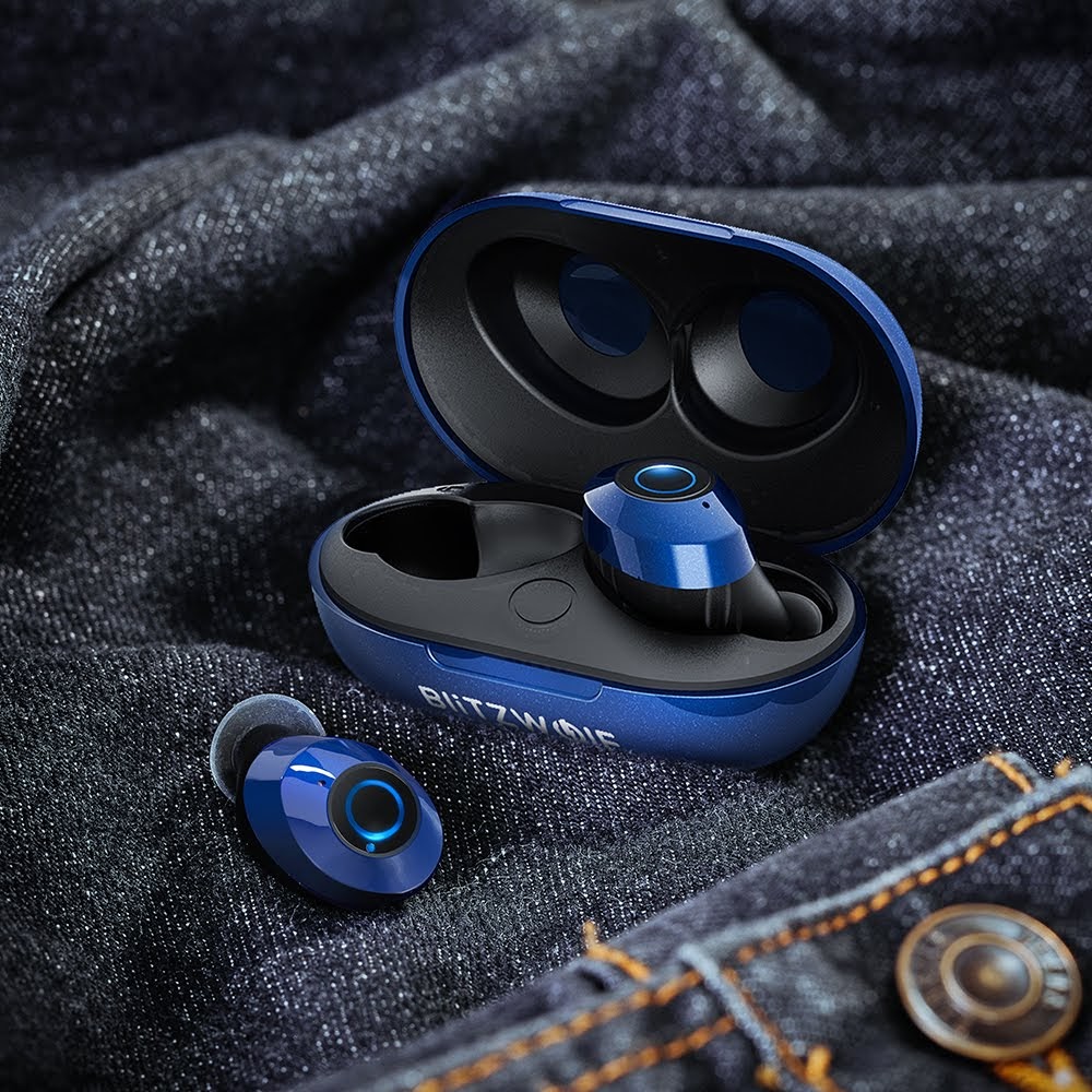 

Беспроводные Bluetooth наушники Blitzwolf BW-FYE5 Blue(JBWFYE5Blue)