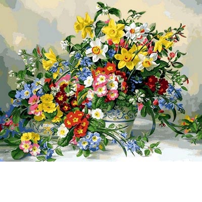 

Картина раскраска Нарциссы и анютины глазки MR-Q2169 40 х 50 см Mariposa
