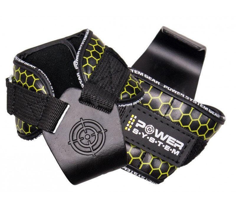 

Крюки для тяги на запястья Power System Hooks V2 PS-3360 Black/Yellow XL