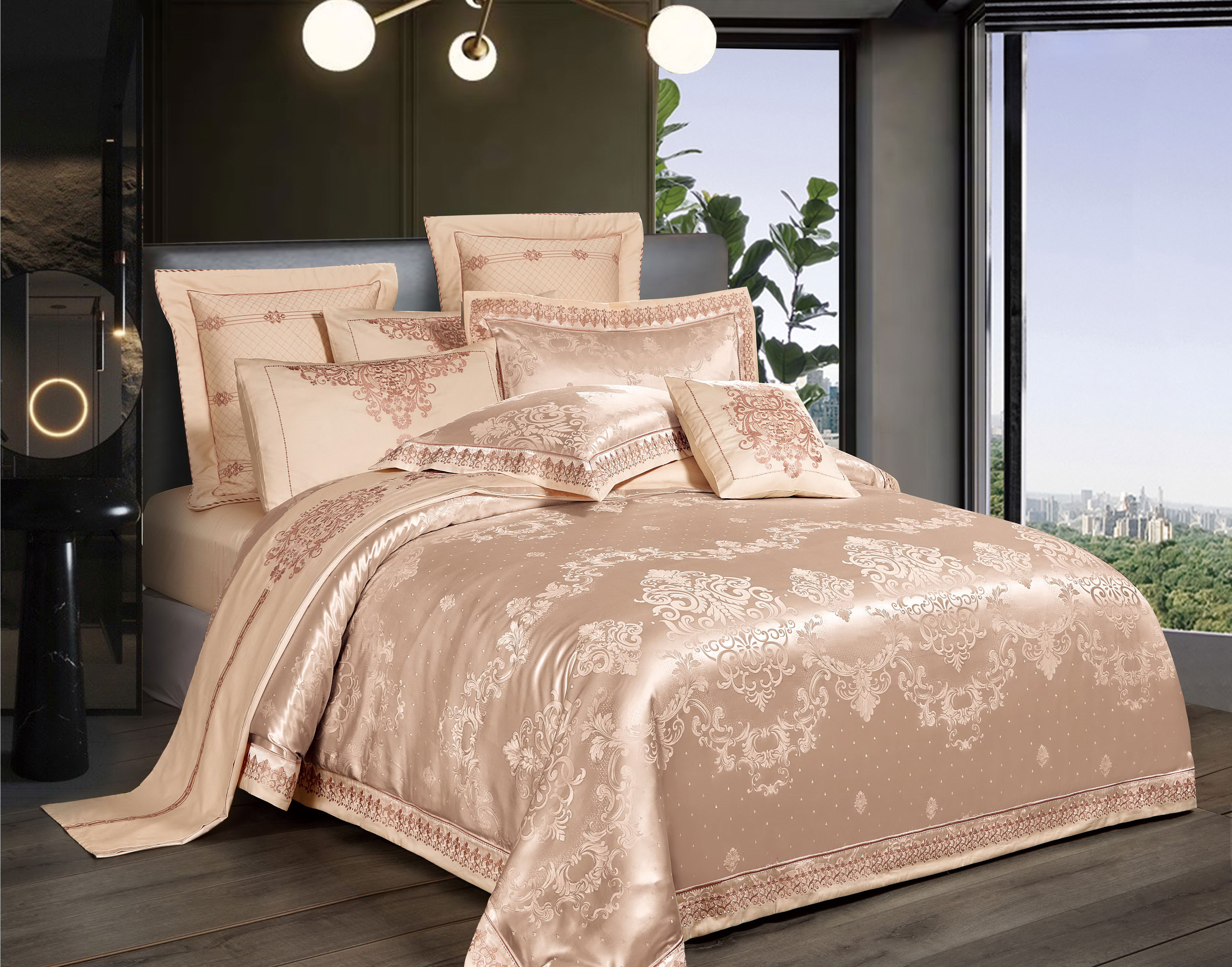 

Комплект постельного белья Bella Villa Сатин жаккард 200x220 (J-0063 Eu)