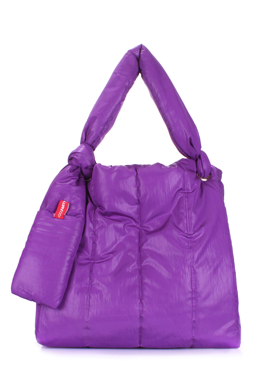 

Дутая сумка POOLPARTY Zefir фиолетовая