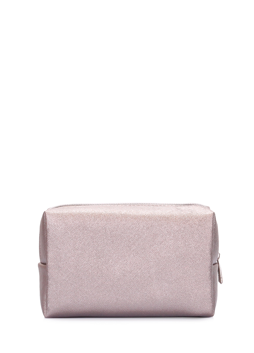 

Стильная серебристая косметичка на молнии женская POOLPARTY