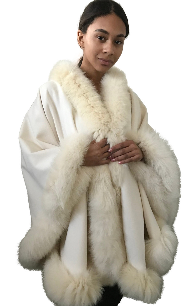 

Пончо Кейп Пальто RizhikOva 85 см Ivory One size RO-1619