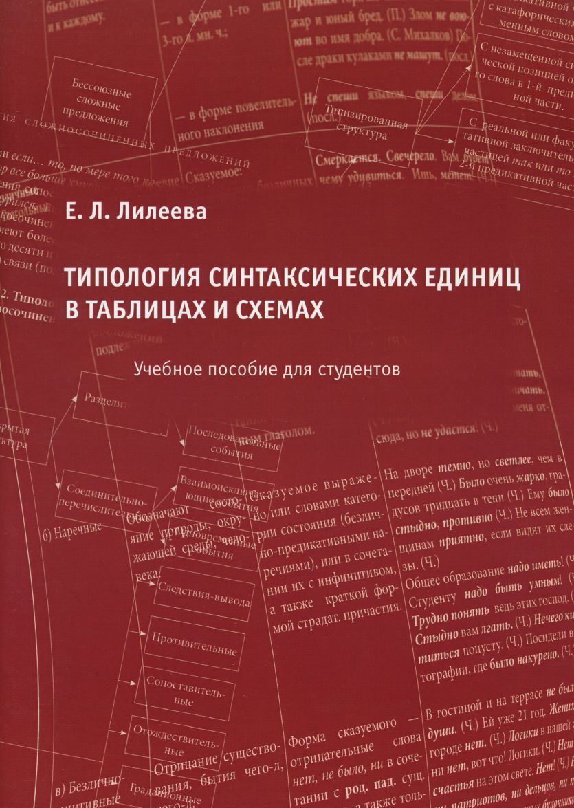 

Типология синтаксических единиц в таблицах и схемах