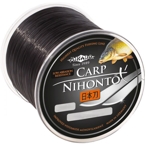 

Леска Mikado Nihonto Carp 600m 0.40mm 13.8kg черный (ZNK6-040)