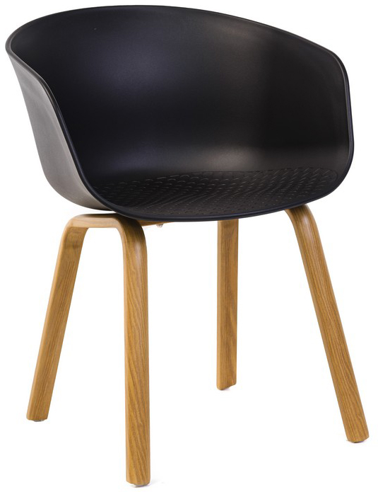 

Стул пластиковый Vetro Mebel P-08 Черный (P-08-black)