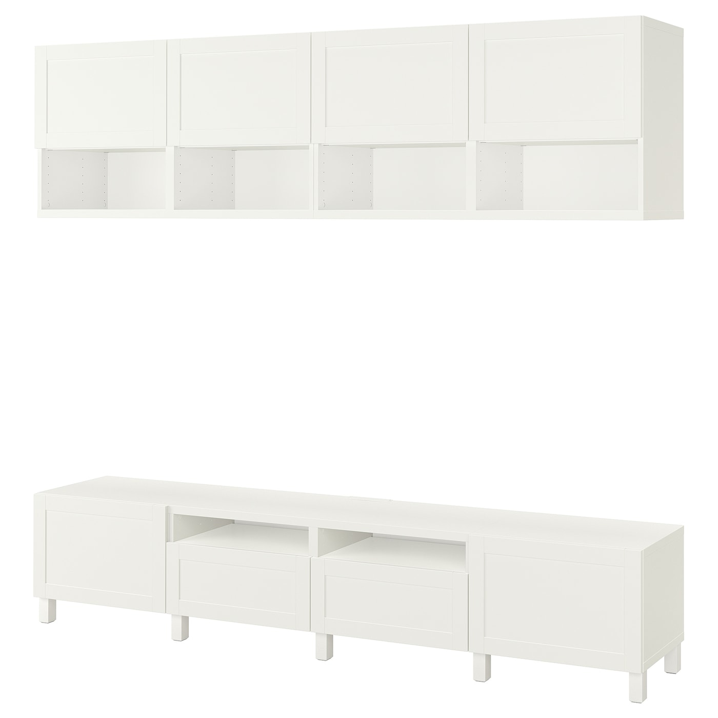 

Шкаф для ТВ IKEA БЕСТО белый 293.029.45