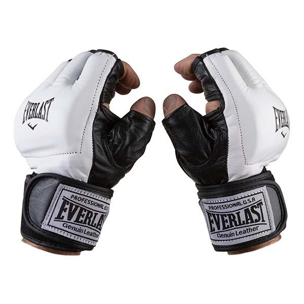

Перчатки для единоборств Everlast, MMA, кожа, размер M