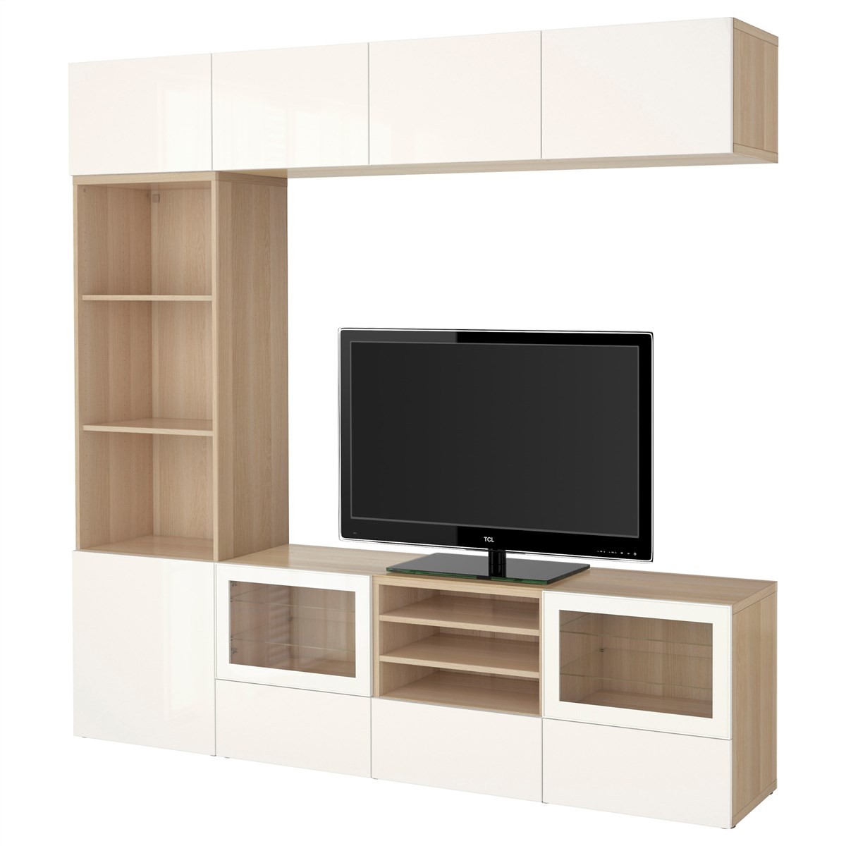 

Шкаф для ТВ IKEA БЕСТО под беленый дуб 391.949.12