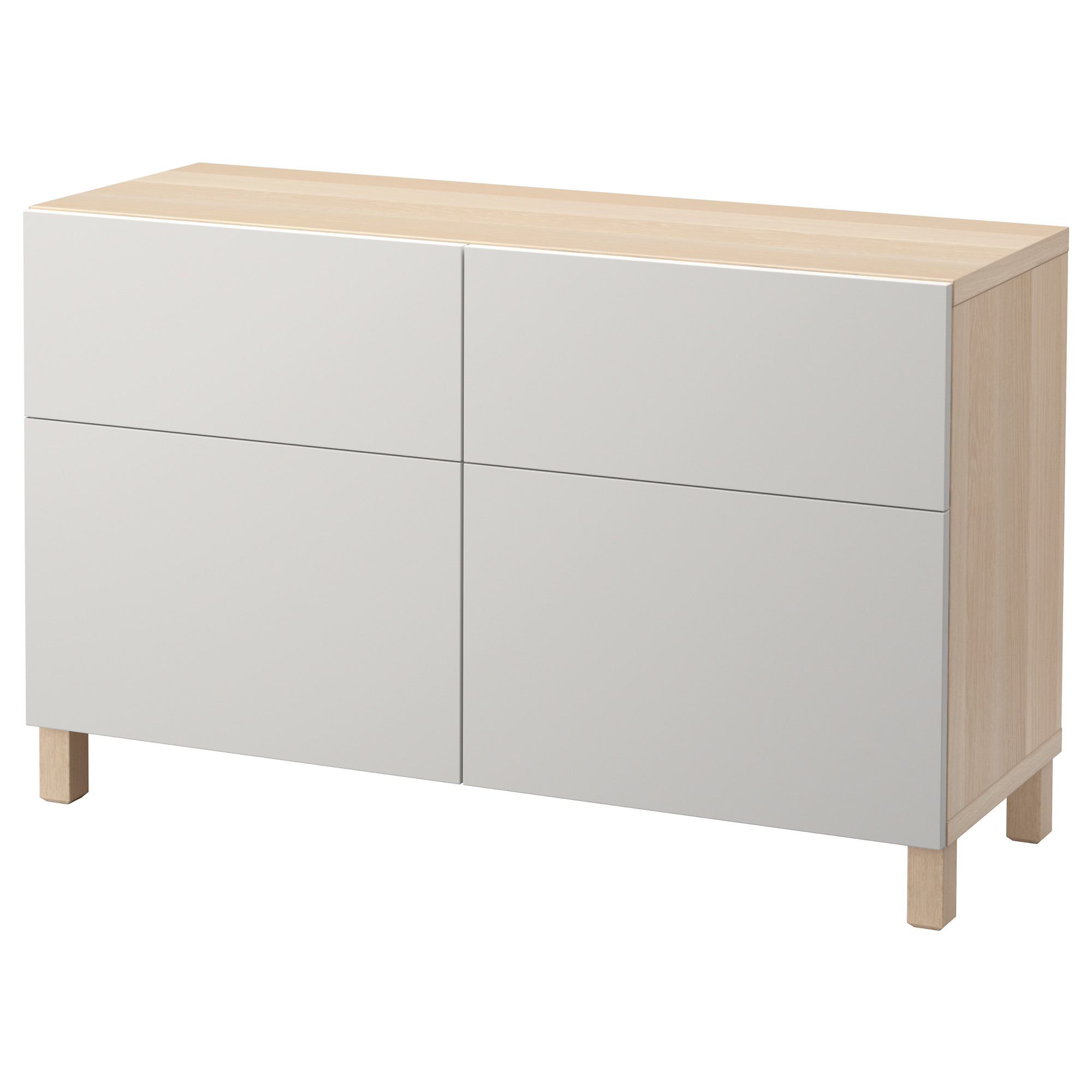 

Комб для хран с дверц/ящ IKEA БЕСТО под беленый дуб 492.049.01