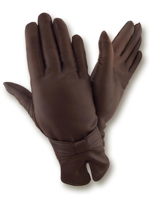 

Перчатки женские GlovesUA Итальянская кожа мод.441 р.6.5 каштан
